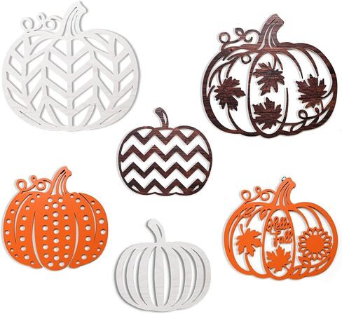 DTBYATE 6-Piece Rustic Farmhouse Hanging Decor Thanksgiving Maple Leaf Wooden Wall Decor Fall Hanging Home Decorations with Metal Hook, Farmhouse Rustic Wall Art for Indoor Outdoor in Saudi Arabia