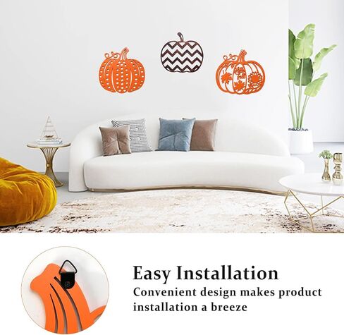 DTBYATE 6-Piece Rustic Farmhouse Hanging Decor Thanksgiving Maple Leaf Wooden Wall Decor Fall Hanging Home Decorations with Metal Hook, Farmhouse Rustic Wall Art for Indoor Outdoor in Saudi Arabia
