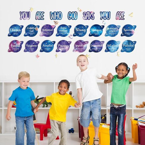 Qyeahkj Bulletin Boardin Board Decoration Greenery God يقول أنك جدار ديني ديكور ديكور أوكاليبتوس ​​اقتباس التحفيز المقتبس. in Kuwait