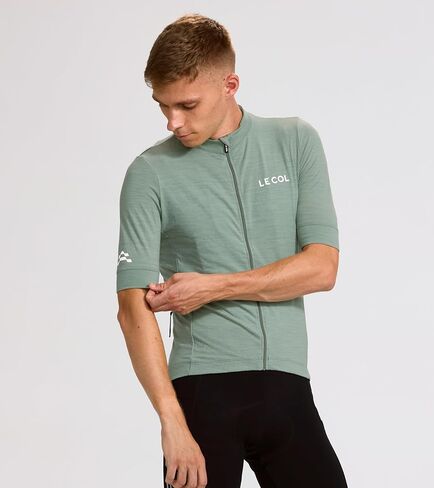 LE COL ARC Men's Merino Cycling Jersey | Italian Merino Blend Jersey | Temperature Regulating, Fast Wicking, Quick Dry |S-XL in Kuwait