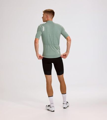 LE COL ARC Men's Merino Cycling Jersey | Italian Merino Blend Jersey | Temperature Regulating, Fast Wicking, Quick Dry |S-XL in Kuwait