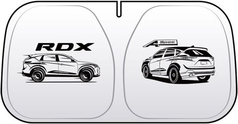 Windshield Sun Shade for Acura MDX Accessories Foldable Front Window Sun Visor Cover Blocks UV Rays & Heat Keeps Car Cool (for Acura MDX 2014-2024) in Kuwait