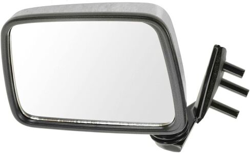 2 Piece Driver and Passenger Side Mirror Assembly Set Manual Folding Manual Adjustment Non-Heated No Memory Chrome Compatible with 1986-1994 Nissan D21 1995-1997 Pickup in Saudi Arabia