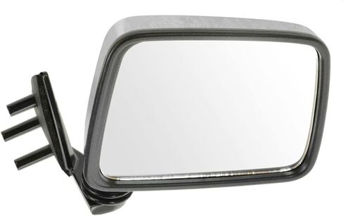 2 Piece Driver and Passenger Side Mirror Assembly Set Manual Folding Manual Adjustment Non-Heated No Memory Chrome Compatible with 1986-1994 Nissan D21 1995-1997 Pickup in Saudi Arabia