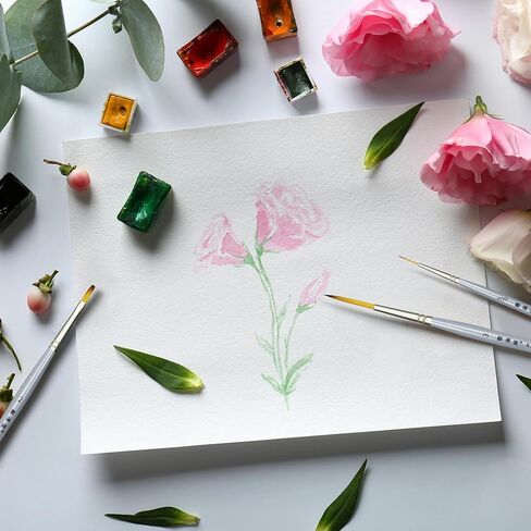 XDT#377 فرش الطلاء الدقيقة للطلاء الأكريليكي ، تفصيل الفرشاة 8 قطعة للفنانين ، فرش الطلاء الصغيرة للقماش والألوان المائية والزيت واللوحة الجسم in Kuwait