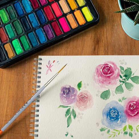 XDT#377 فرش الطلاء الدقيقة للطلاء الأكريليكي ، تفصيل الفرشاة 8 قطعة للفنانين ، فرش الطلاء الصغيرة للقماش والألوان المائية والزيت واللوحة الجسم in Kuwait