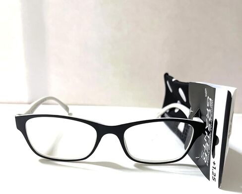 Foster Grant reading glasses, Lucille, black and white color +1.25 in Kuwait