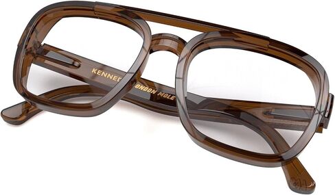 LONDON MOLE® Kennedy reading glasses | Cool square shaped aviator readers | Men’s Women’s Unisex | Spring hinges in Saudi Arabia
