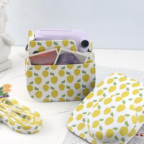 Durable Camera Case fits Instax Mini 12 Case with Crossbody Functionality, Retro Feel, and Travel-Friendly Design – Perfect for Gift Givers in Saudi Arabia