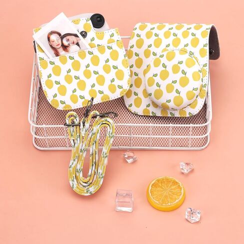 Durable Camera Case fits Instax Mini 12 Case with Crossbody Functionality, Retro Feel, and Travel-Friendly Design – Perfect for Gift Givers in Saudi Arabia