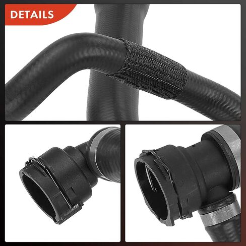 A-Premium Upper Radiator Coolant Hose Compatible with BMW E70 Series X5 2007 2008 2009 2010 4.8L in Saudi Arabia