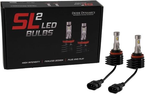 Diode Dynamics Fog Light LEDs متوافقة مع Toyota 4Runner 2010-2024 (زوج) ، XP80 White in Kuwait