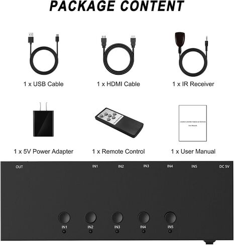 RCA/S-Video إلى محول HDMI ، S Video+ AV إلى محول HDMI مع (RCA و SVIDEO متكامل) ، التوافق مع PAL/NTSC/TV/PC/PS1/STB/XBOX/VHS/VCR/VCR/DVD in Kuwait