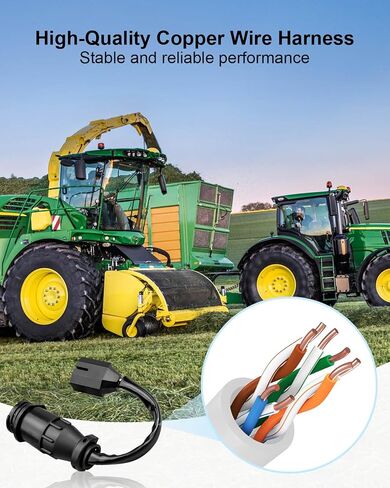 3 دبوس الاتصالات الكهربائية تناسب كابل معدات جون ديري ، استبدل RE67015 in Saudi Arabia