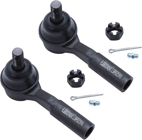 Detroit Axle - 2WD Front Tie Rods for 2006-2012 Chevrolet Colorado GMC Canyon, 2007-2008 Isuzu i-290, 2008 i-370, 4 Inner Outer Tie Rod End Links 2 Boots 2009 2010 2011 Replacement in Saudi Arabia