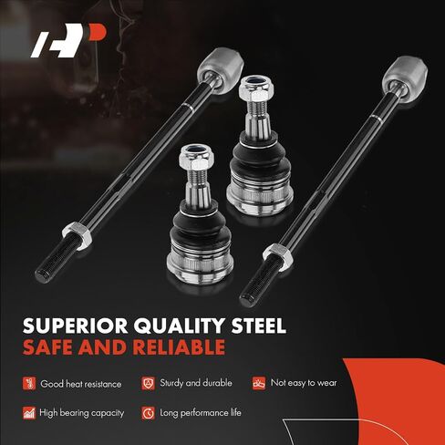 A-Premium Set of 8, Front Sway Bar Link, Lower Ball Joint, Inner Outer Tie Rod End, Compatible with Mitsubishi Eclipse 2006-2012, Galant 2004-2011 in Saudi Arabia