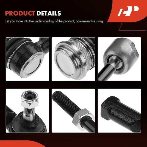 A-Premium Set of 8, Front Sway Bar Link, Lower Ball Joint, Inner Outer Tie Rod End, Compatible with Mitsubishi Eclipse 2006-2012, Galant 2004-2011 in Saudi Arabia