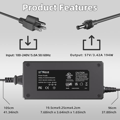 starlink gen 3 power cord 12v to 57v 4.5a محول لـ starlink gen 3 router 12v (10-36v) محول STEPTER DC CABIL in Kuwait