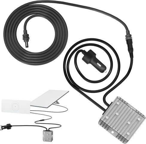 starlink gen 3 power cord 12v to 57v 4.5a محول لـ starlink gen 3 router 12v (10-36v) محول STEPTER DC CABIL in Kuwait