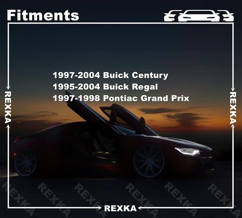 Rexka 10pcs Door & Rocker Panel Compling Clip for GM 10287547 لـ Buick Century Regal Pontiac Grand Prix in Saudi Arabia