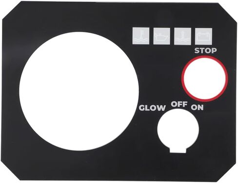 AUTOVIC for Yanmar Instrument Panel Type B Faceplate Sticker Compatible with Yanmar 3YM30 3YM20 2YM15 Replace for 129271-91120 in Saudi Arabia
