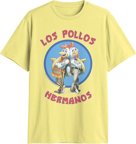 Mad Engine Breaking Bad Los Pollos Hermanos Mens Adult T-Shirt in Saudi Arabia
