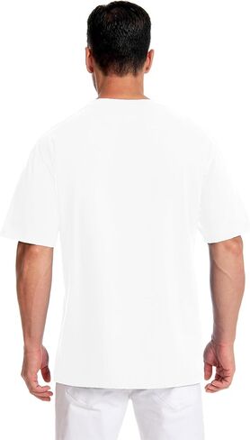 Mettclasi Men's 100 ٪ القطن القصير القصير بأكمام ، 1 أو 3 عبوة ، قميص Tee Crewneck الكلاسيكي للرجال in Kuwait