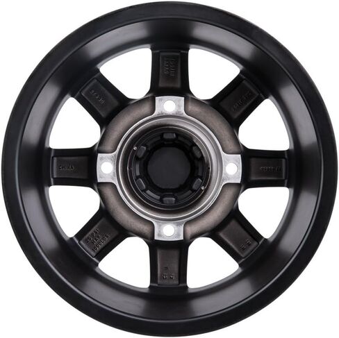 4/110 Tusk Cascade Wheel 12x7 5.0 + 2.0 Machined/Black for Honda Pioneer 700 Deluxe 2022-2025 in Saudi Arabia