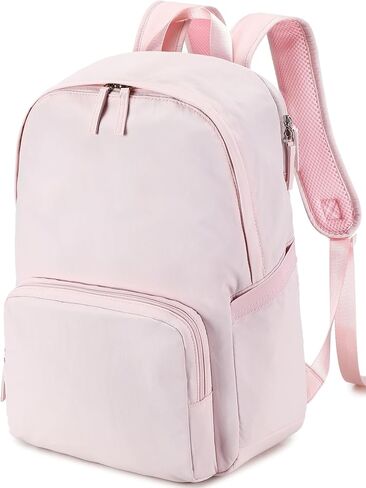 BTOOP Backpack for School Girls Teens Lightweight College Bookbag Casual Laptop Backpack for Women Water Resistant Pink Backpacks(Pink) in Kuwait