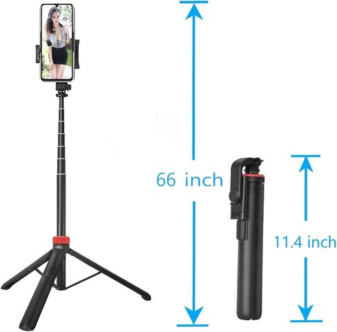 35" Extendable Selfie Stick for Action Camera,Selfie Stick for Insta 360/Gopro Hero,Tripod for iPhone&Camera (Mini Tripod 、Wireless Remote for Cell Phone、1/4 Screw for Camera) in Saudi Arabia