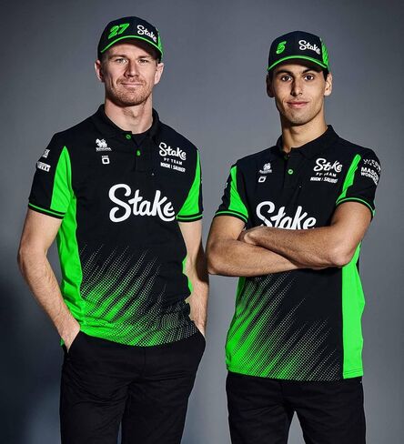 Code Zero Stake F1 Kick Sauber 2025 Men's Team Polo Shirt in Saudi Arabia