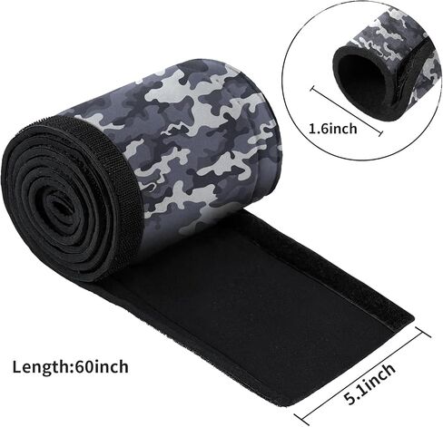 60" Trolling Motor Cable Sleeve, Made of Neoprene Trolling Motor Cable Sleeve Great for Cover Cables and Extension Cords, Weather-Resistant,Organized Cable Management and Protect (Black) in Kuwait