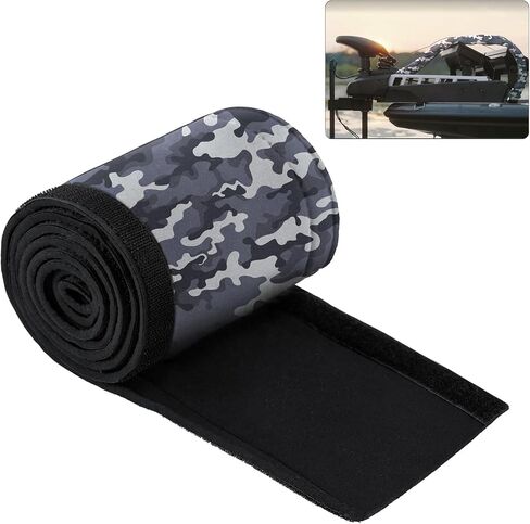 60" Trolling Motor Cable Sleeve, Made of Neoprene Trolling Motor Cable Sleeve Great for Cover Cables and Extension Cords, Weather-Resistant,Organized Cable Management and Protect (Black) in Kuwait