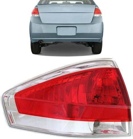 Tail Light Assembly For 2009 2010 2011 Ford Focus S SE SEL - Fits Driver Side - Includes Bulb, Lens, Housing - Rear Brake Light Cover Replacement in Saudi Arabia