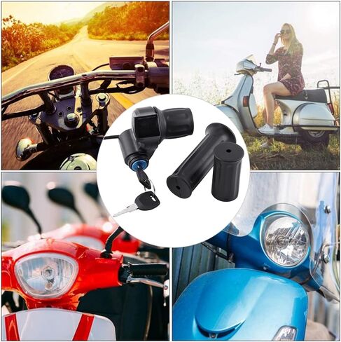 دراجة كهربائية سكوتر نصف معصم قبضة معصمة مع شاشة LED والضربة المفتاح ، 12V-99V Half Throttle Grip Handlebar in Kuwait