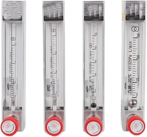 1pcs 0.1-10l/min 6-600ml/min لوحة تدفق الهواء القياس المقياس مع صمام التركيب والتحكم الشائكة (5-45L لكل دقيقة) in Saudi Arabia