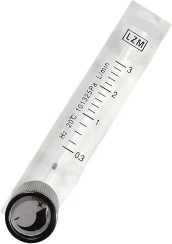 1Pcs 0.1-1/0.3-3/0.5-5/1-10/2-20/2-25LPM LZM-8M Push in Fit 6 OD Tube Acrylic Adjustable Panel H2 Rotameter Flow Meter with Valve(0.3-3LPM) in Kuwait