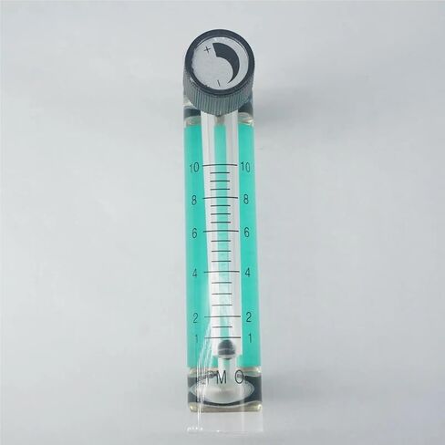 1Pcs 1-10L/min LZM-6T Acrylic Panel Gas Air Oxygen Flowmeter Rotameter With Control Valve 8mm Hose Barb 116mm Length in Kuwait