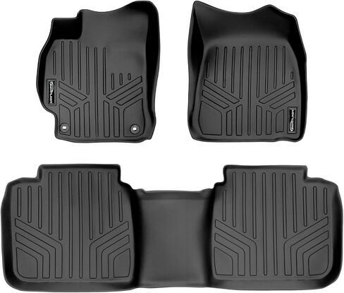 Smartliner Custom Fit Floor Mats 2 صف بطانة الصف 2012-2014 Toyota Camry in Saudi Arabia