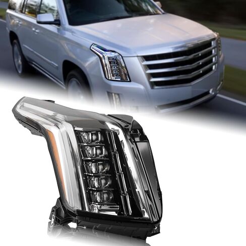 مجموعة كاملة من المصباح LED متوافق مع 2015-2020 Cadillac Escalade الجانب الأيسر الجانب 84216044 GM2502457 in Kuwait