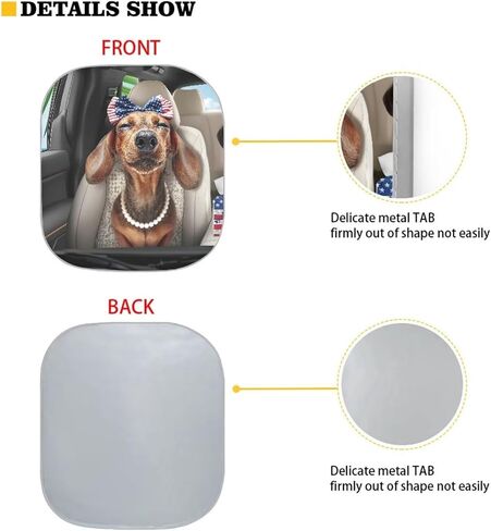 Leopard Windshield Sun Shade 2-Piece Foldable Car Front Window Sunshade, Brown Car Shade Front Windshield Cover, Keeps Vehicle Cool in Kuwait