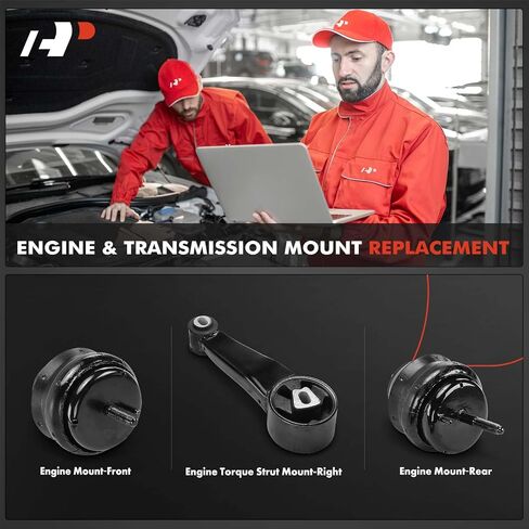 A-Premium 3PCS Engine Motor Mount and Torque Strut Mount Set Compatible with Buick Lucerne 2009 2010 2011 3.9L, Replace# 20760912 in Saudi Arabia