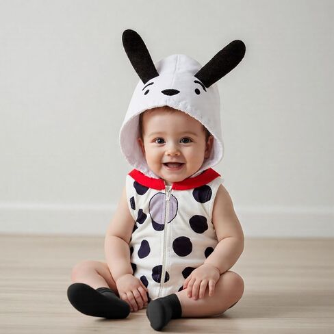 Pudcoco Infant Toddler Baby Boys Girls Halloween Costume Sleeveless Hoodie Romper Bodysuit and Leg Warmers Outfit Set in Saudi Arabia