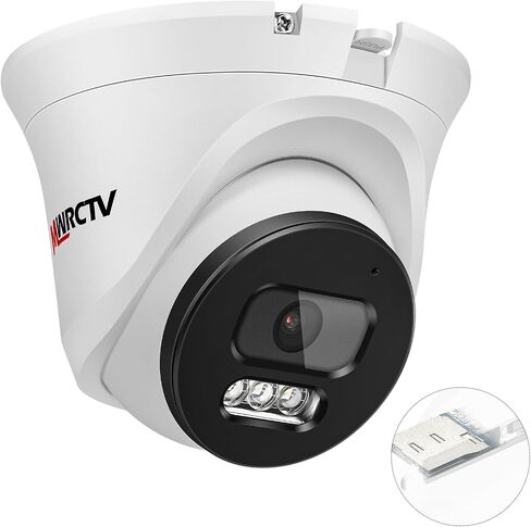 8MP Small Size Vandal Proof PoE IP Camera,4K Security Dome Camera 110°Wide Angle Lens,Built in SD Solt(Up to 512G),2 Way Talk,Color Night Vision,AI Human&Vehicle Detection,IP66(NOT PTZ) in Saudi Arabia