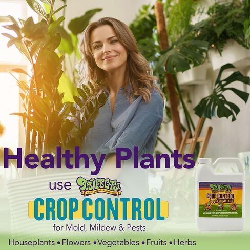 Trifecta Crop Control Insecticidal Soap for Plants | All Natural Fungicide for Plants | Spider Mite Killer Indoor Plants, Food Safe Commercial Grade Pesticide, Herbicide, Spider Mites Spray for Plants in Saudi Arabia