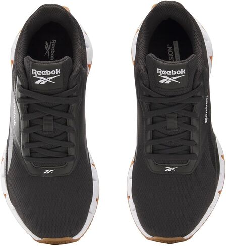 Reebok Women's Zig Dynamica STR Sneaker, Black/White/Silver Metallic, 5.5 in Saudi Arabia