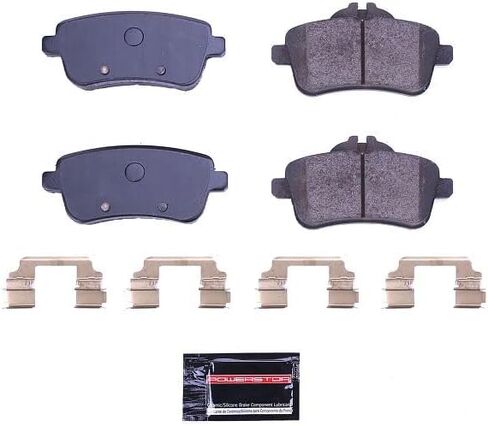 Power Stop Z23-1630 Rear Z23 Sport Carbon Fiber Infused Ceramic Brake Pads with Hardware For GL63 AMG, GLE, GLE3, GLE63 AMG, GLE63 AMG S, GLS63 AMG, ML63 AMG [Model Specific] in Saudi Arabia