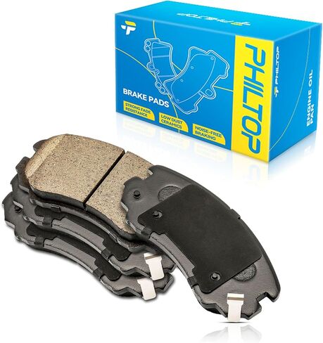 PHILTOP Ceramic Front Brake Pads For Kia Soul 2010-2013, 4 Pcs replace # D924 in Saudi Arabia