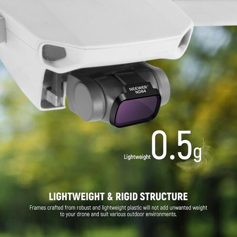 مجموعة مرشح Newer 6 Pack ND متوافقة مع DJI Mini 4K/2/MAVIC/SE/2 SE ، إكسسوارات عدسة الطائرات بدون طيار ، SNAP على مرشحات الكثافة المحايدة CPL UV ND4/ND8/ND16/ND32 in Kuwait