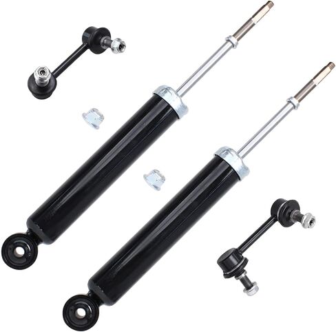 Detroit Axle - خلفية 4pc Strock Atsorbers Kit for 03-07 Nissan Murano ، 2 stupbers stabilizer 2 end bar end end in Saudi Arabia